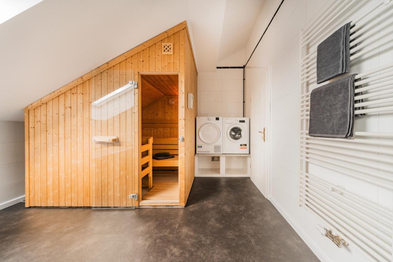 Penthouse Apartment - Sauna - Terrasse - Kamin - Ac Wien Exterior foto
