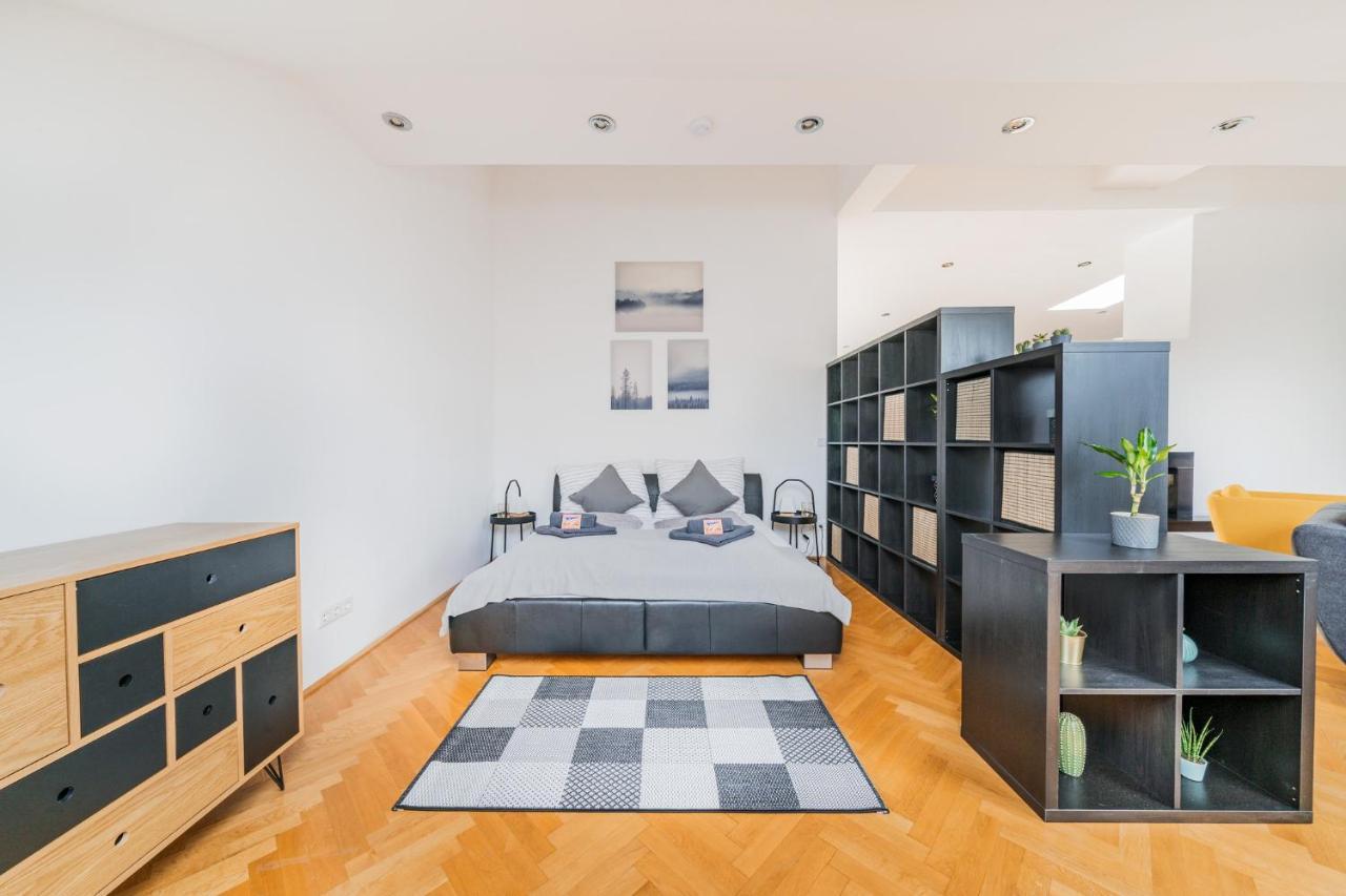 Penthouse Apartment - Sauna - Terrasse - Kamin - Ac Wien Exterior foto